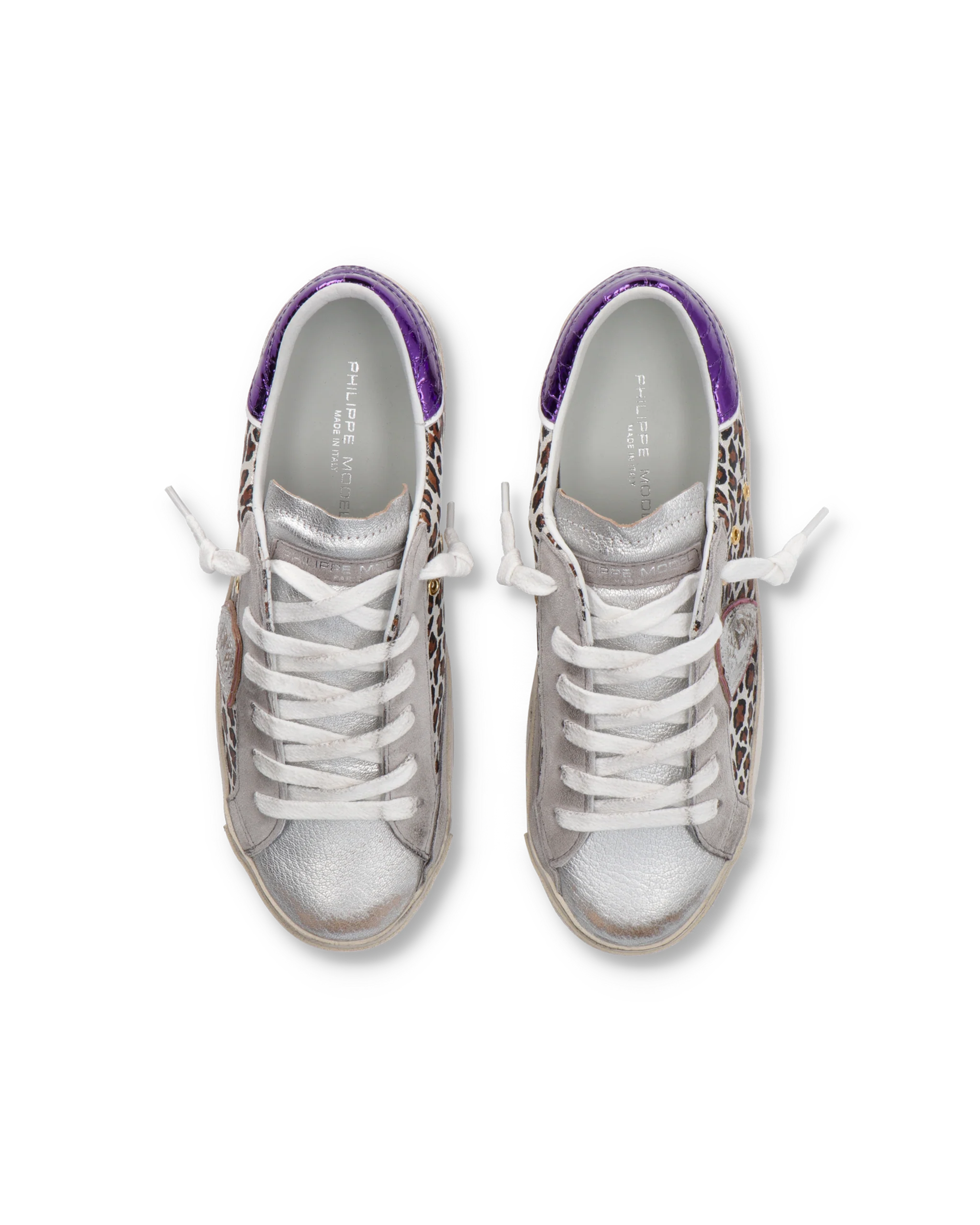Sneakers Prsx Tennis Women, Silver Purple - Image 4