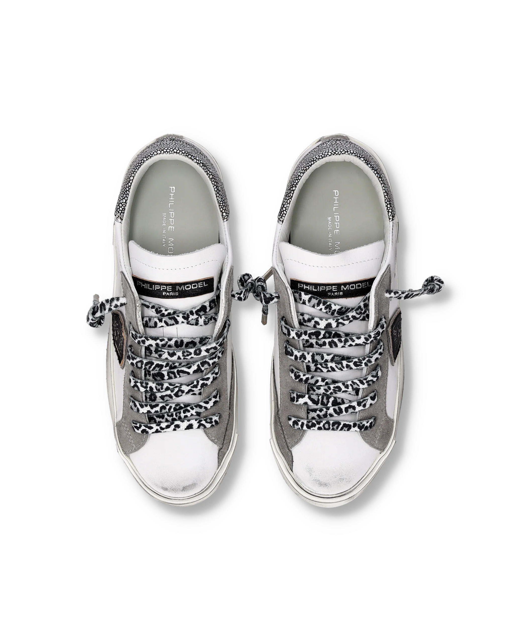 Sneakers Prsx Tennis Women, White Grey Black - Image 4