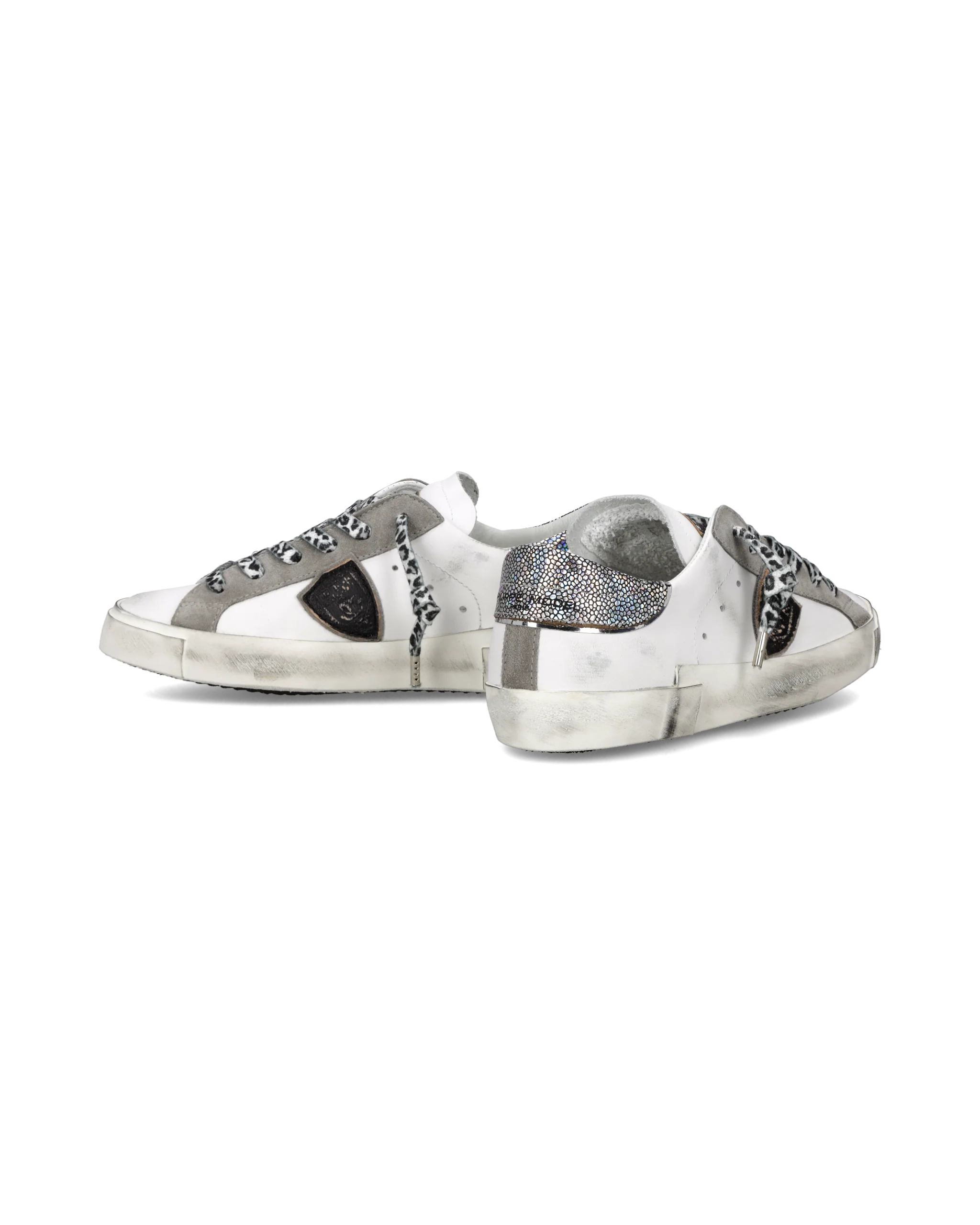 Sneakers Prsx Tennis Women, White Grey Black - Image 6