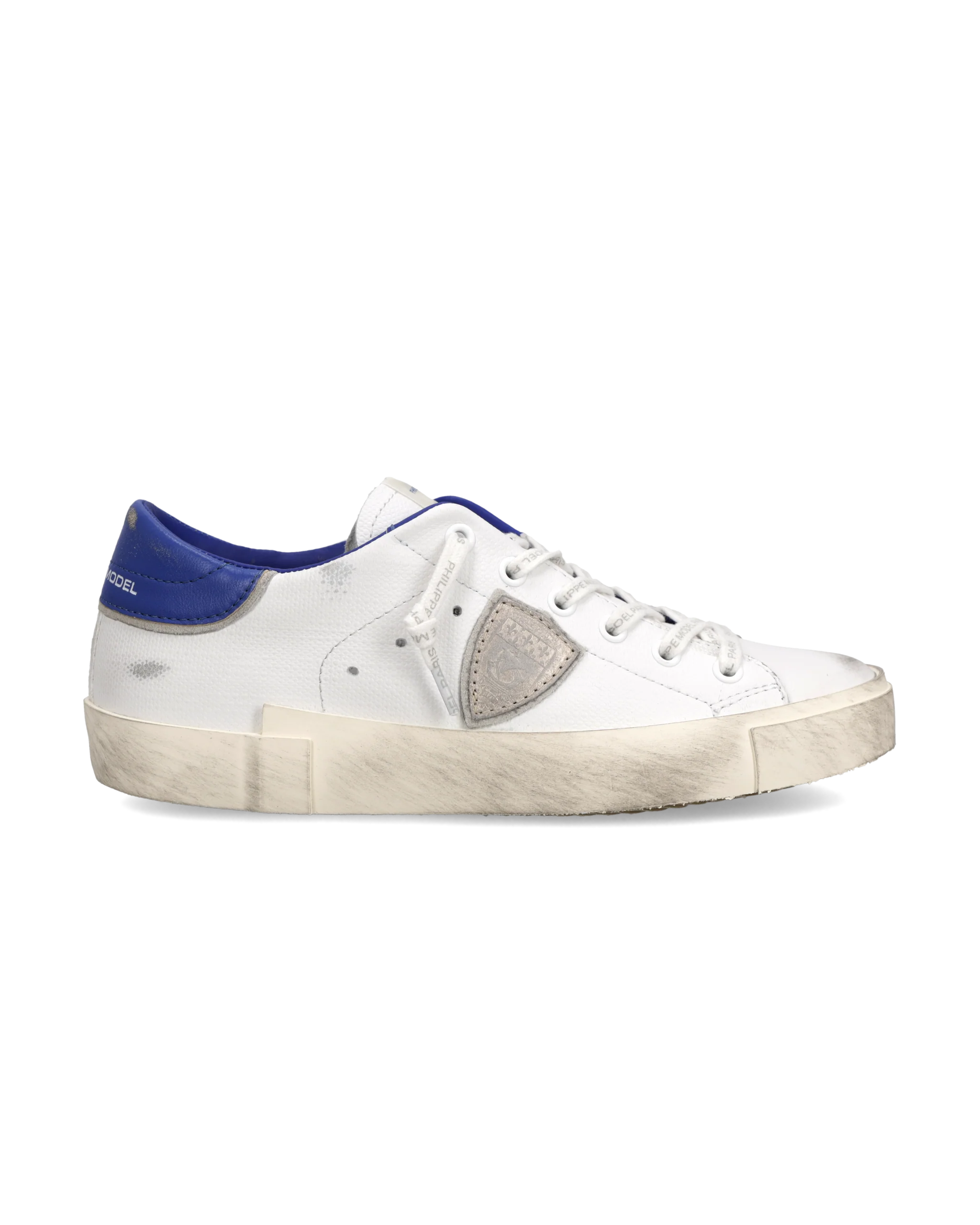 Sneakers Prsx Women with drapeau label, White Bluette
