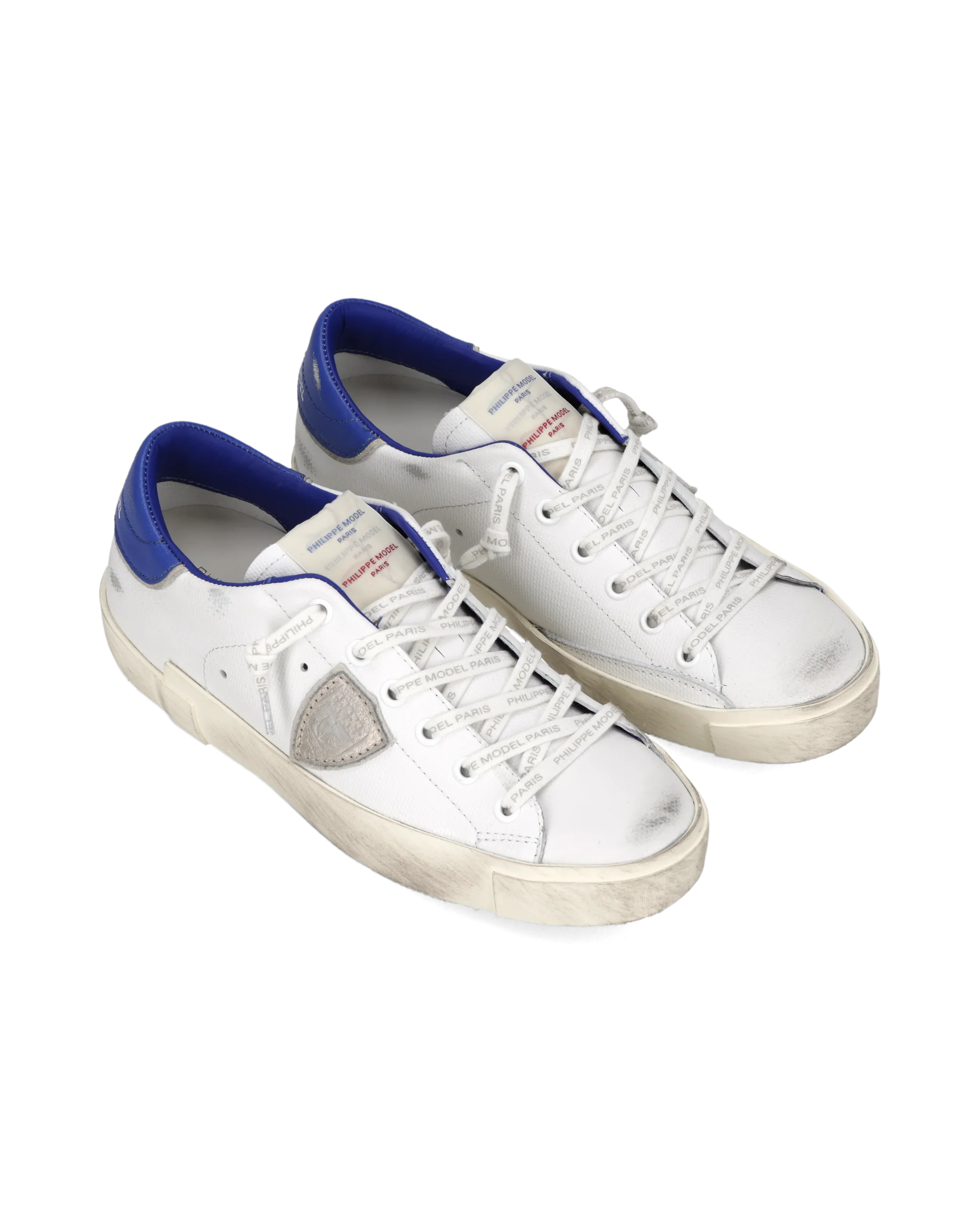 Sneakers Prsx Women with drapeau label, White Bluette - Image 2
