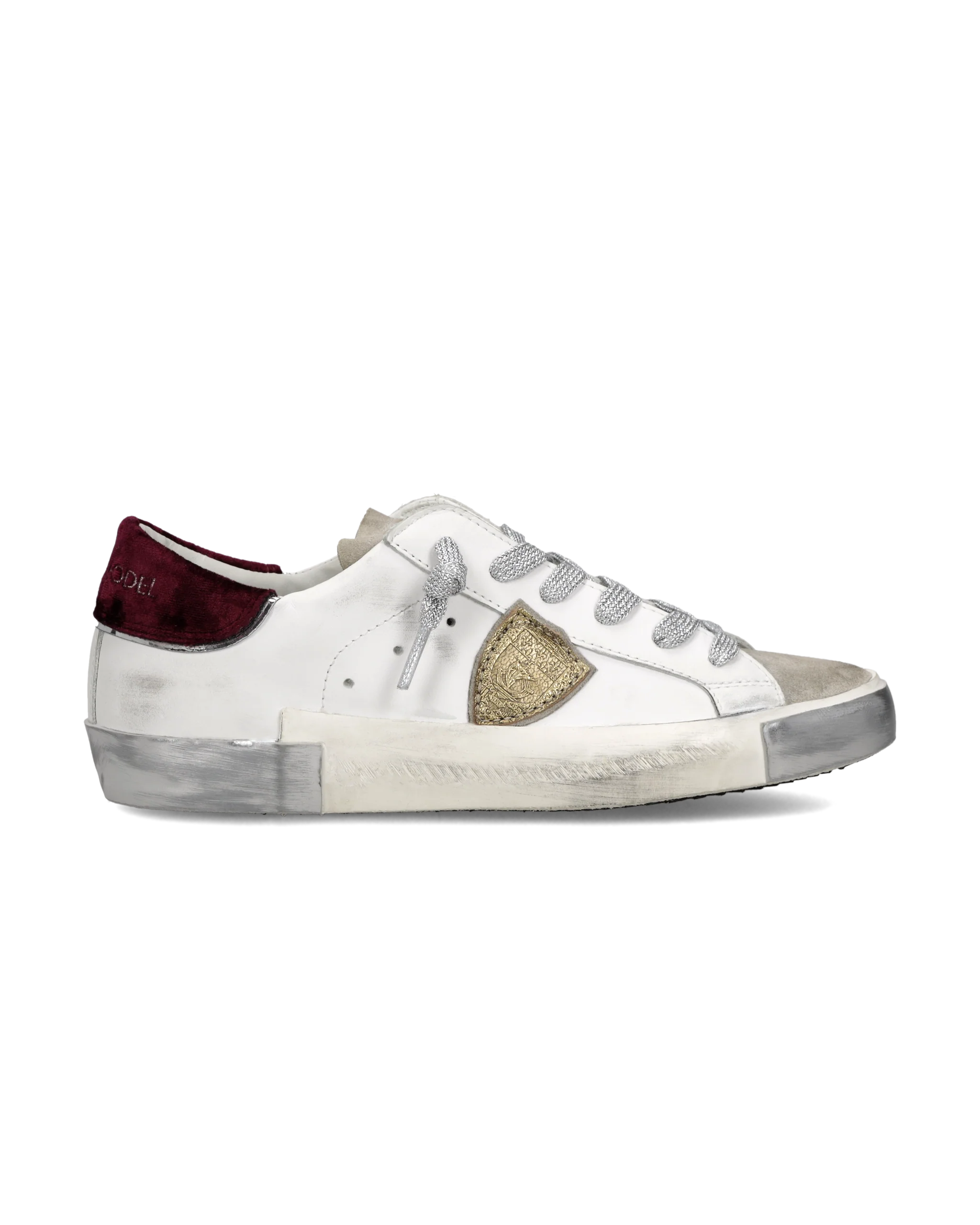 Sneakers Prsx Tennis Women, White Burgundy