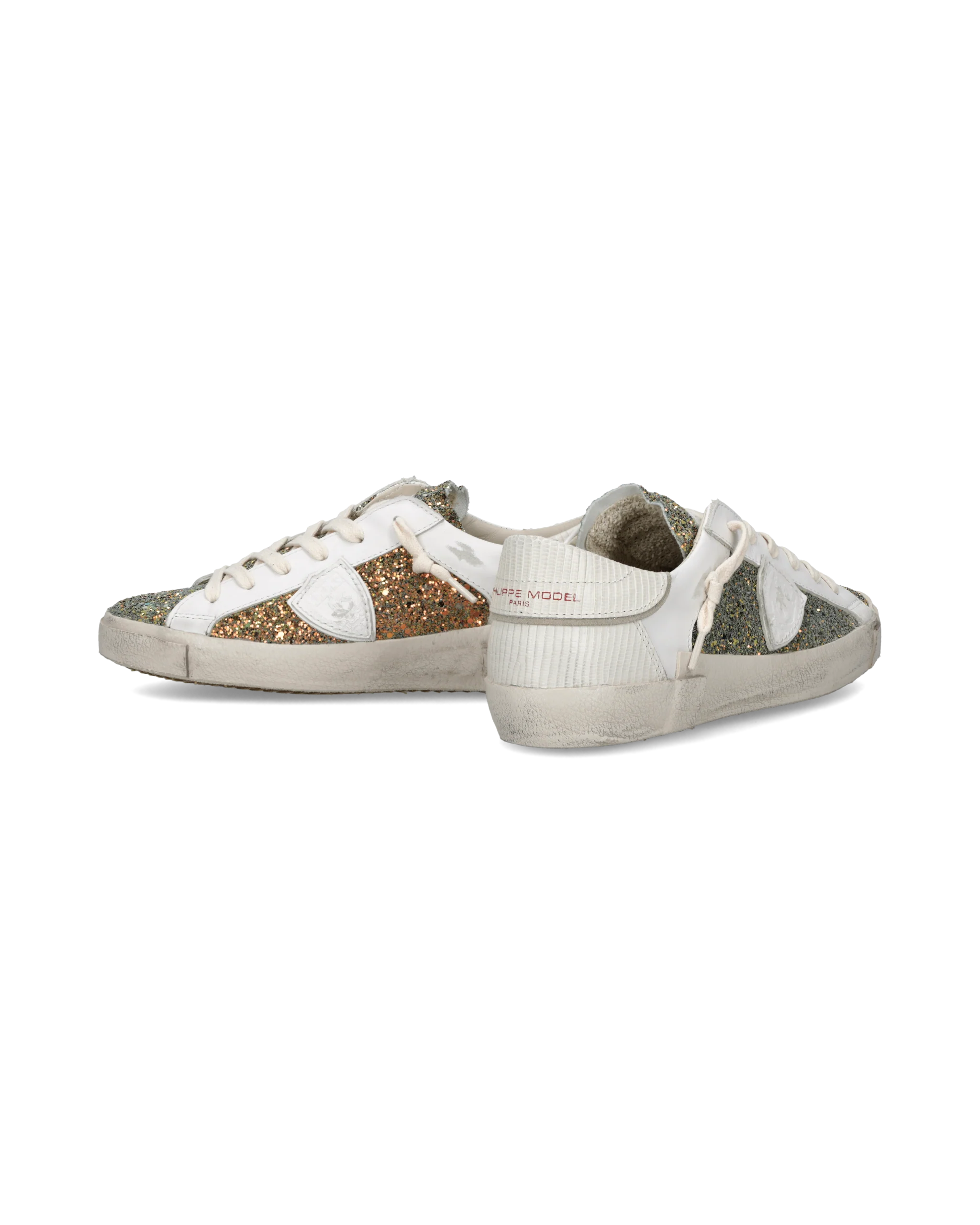Sneakers Prsx Women, White Gold Green - Image 6