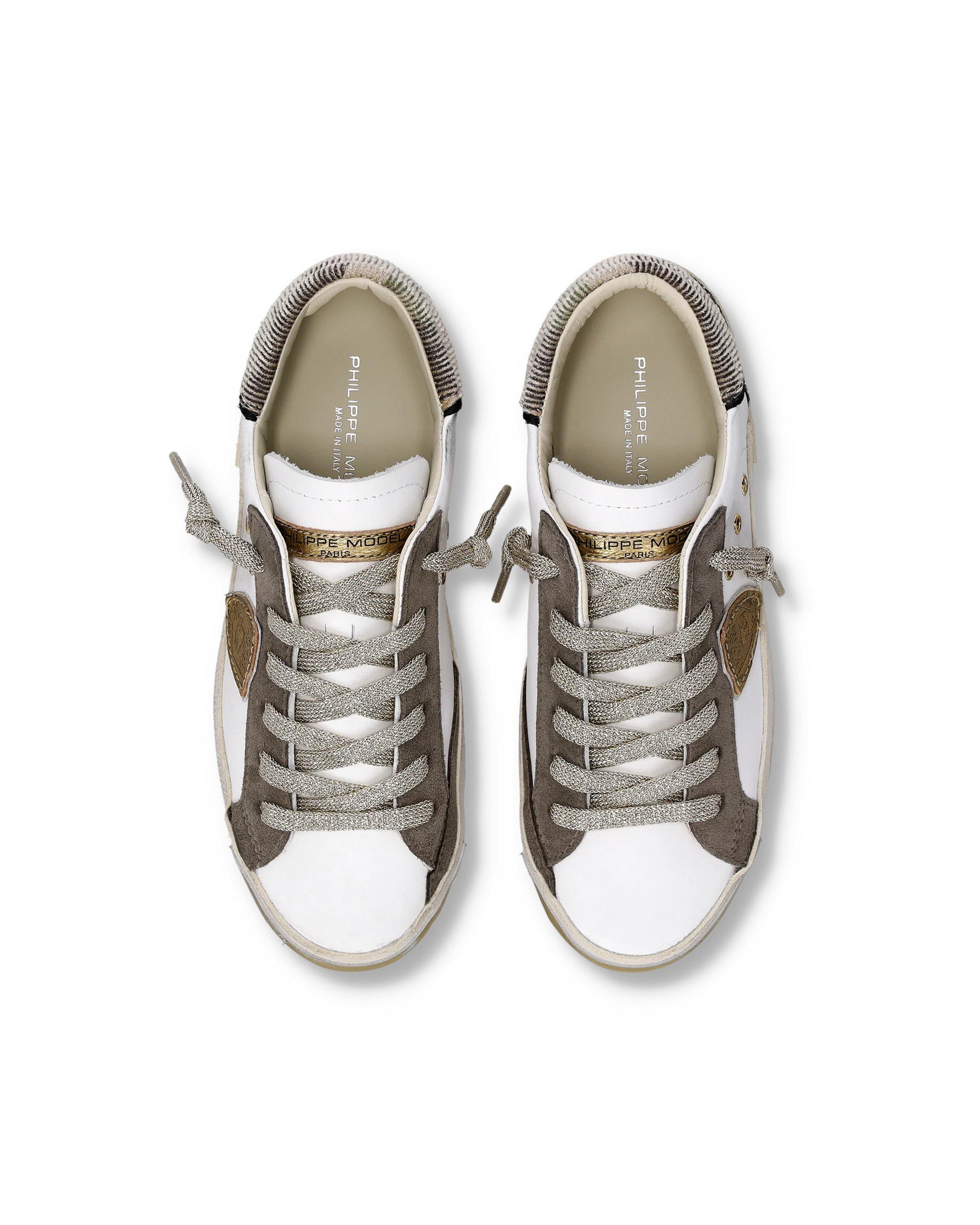 Sneakers Prsx Tennis Women, White Military Green - Image 4