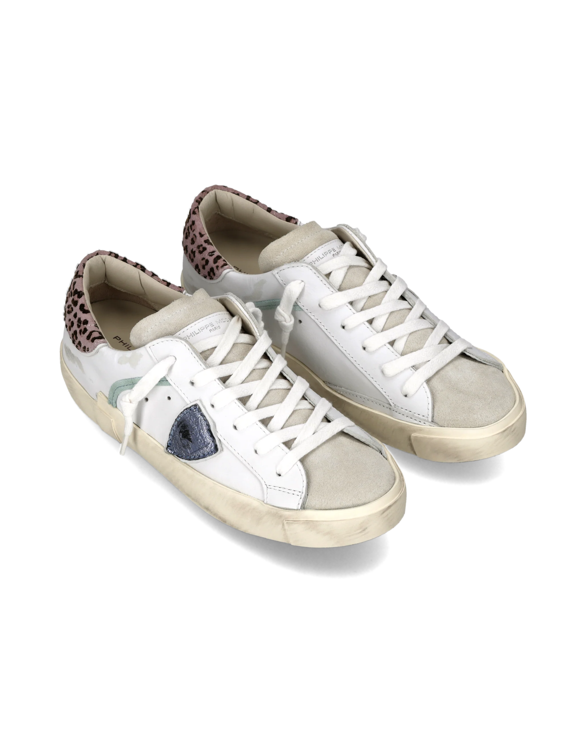 Sneakers Prsx Women, White Light Blue Animal-Print - Image 2