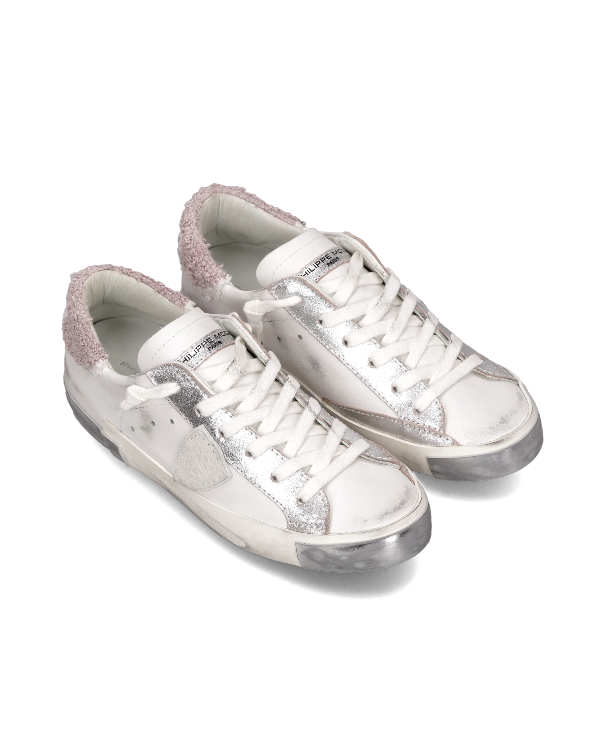 Sneakers Prsx Low-Top Tennis Women, White Pink - Image 2