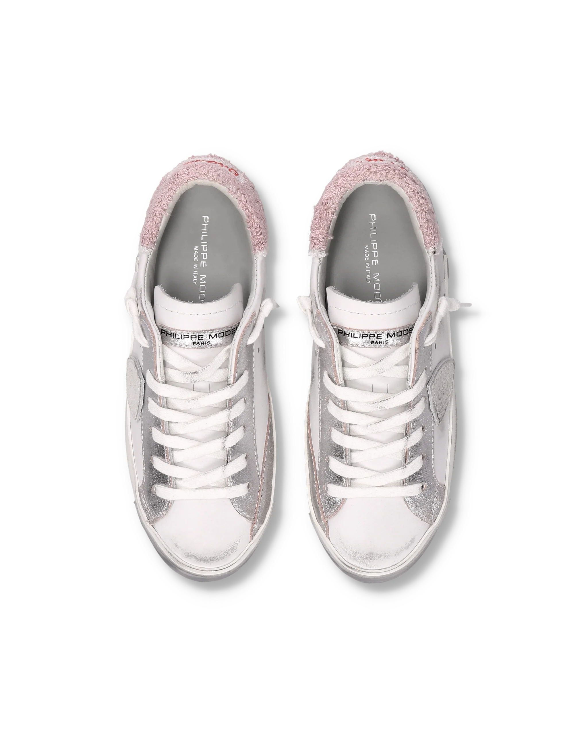 Sneakers Prsx Low-Top Tennis Women, White Pink - Image 4