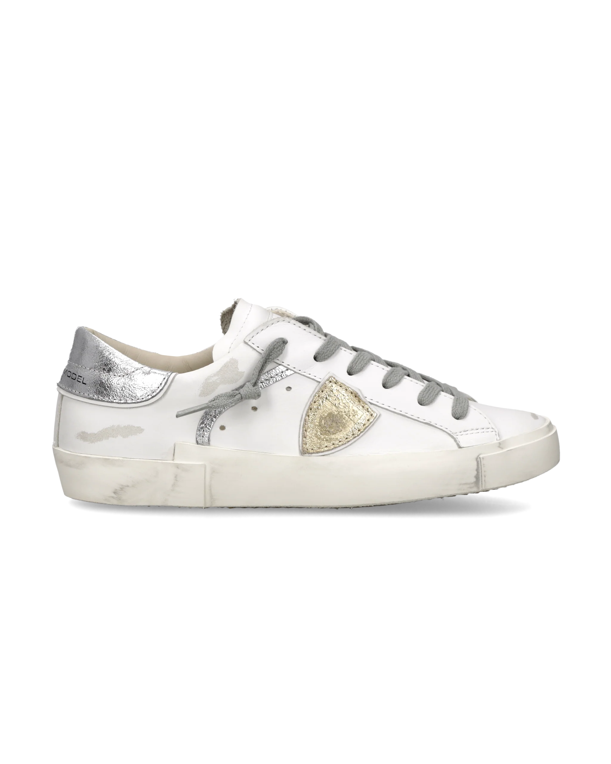 Sneakers Prsx Women, White Metallic Silver