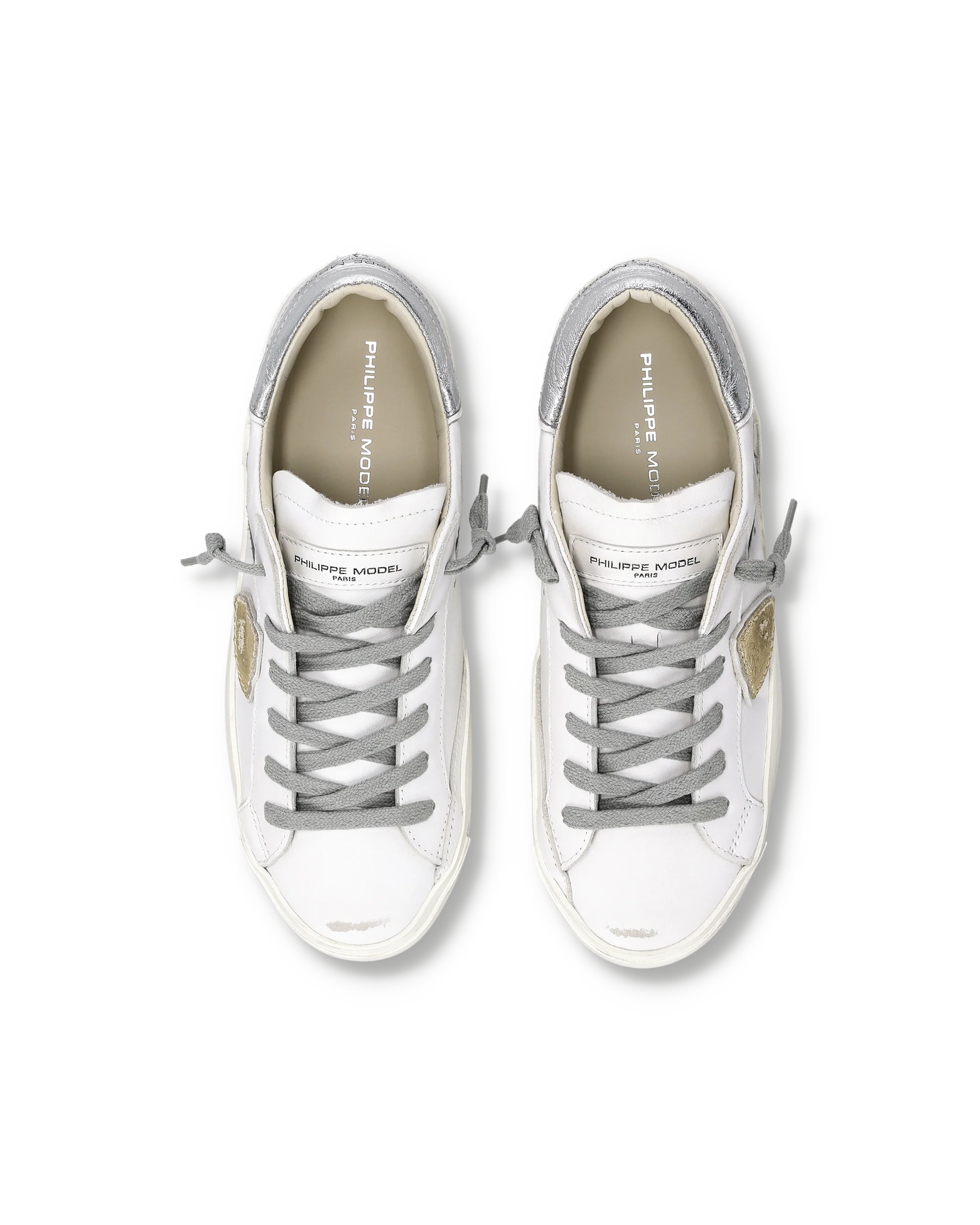 Sneakers Prsx Women, White Metallic Silver - Image 4