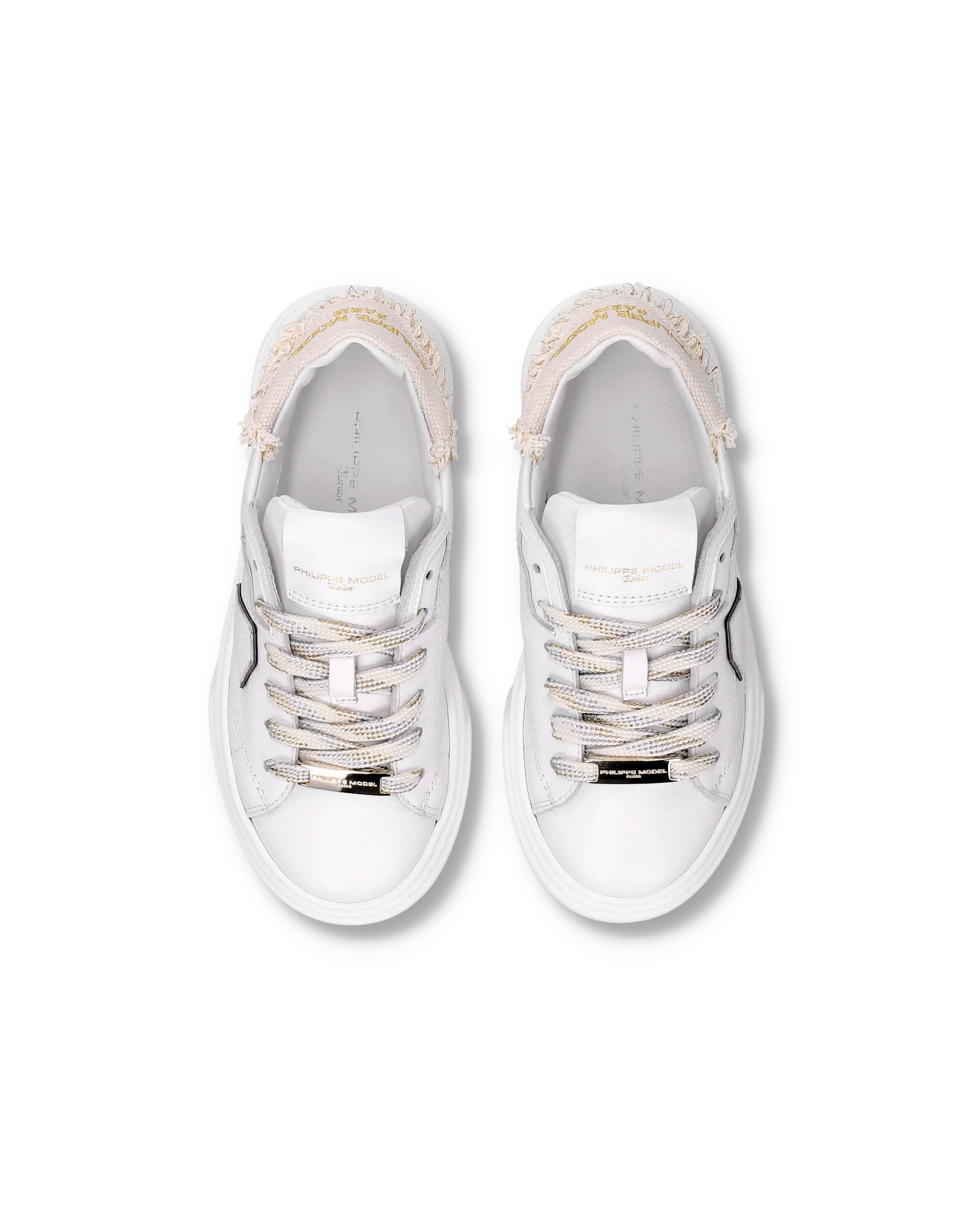 Sneakers Temple Kids, White Beige - Image 4