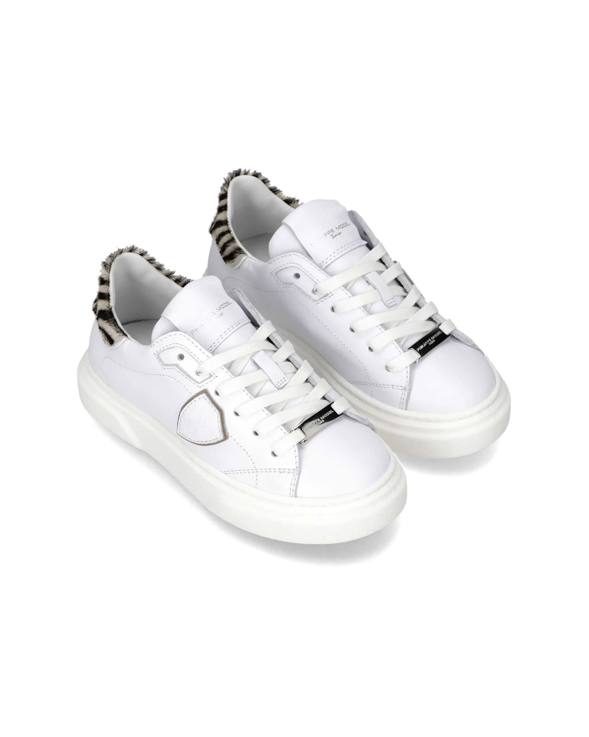 Sneaker Kids Temple, White Animal Print - Image 2