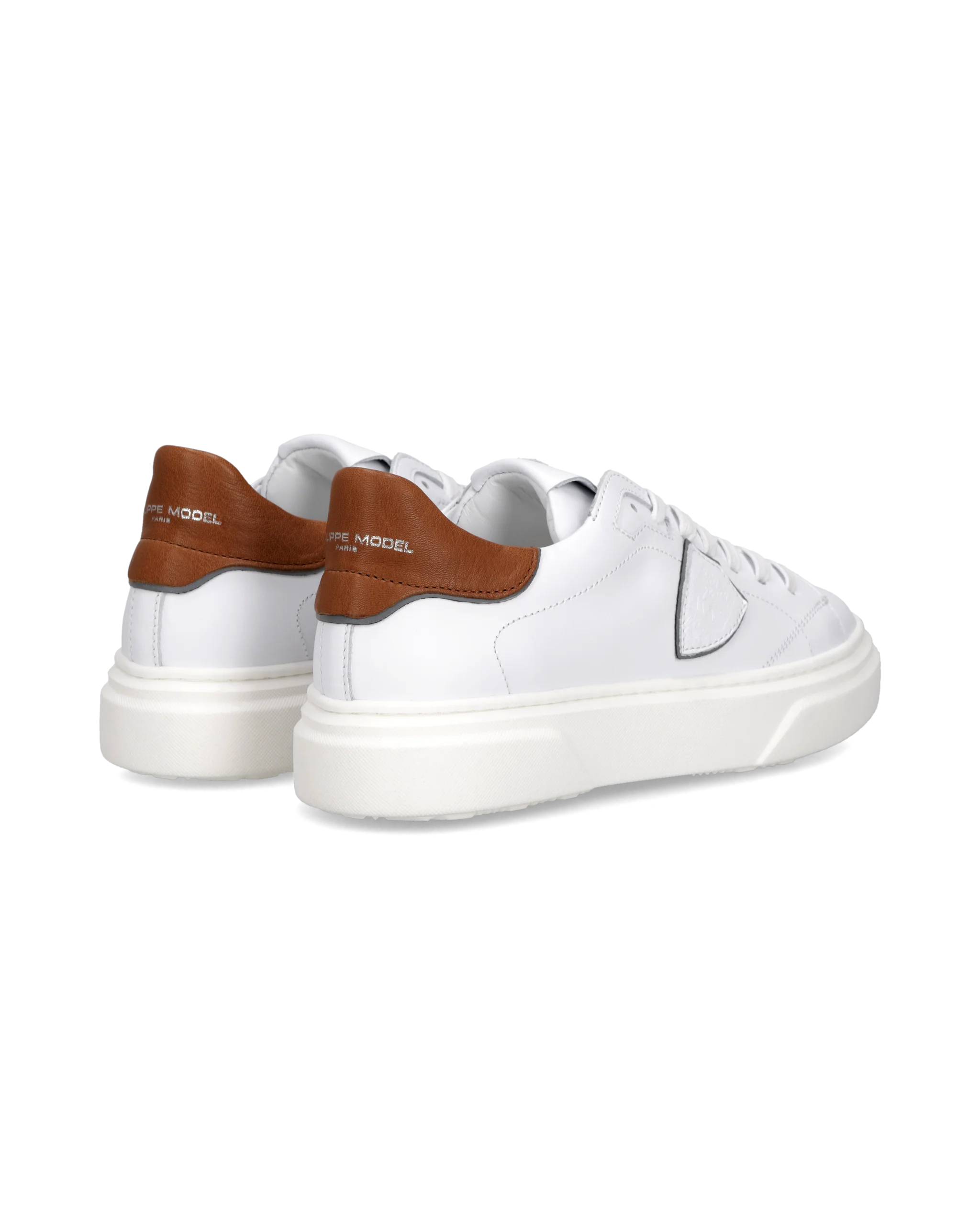 Sneakers Temple Junior, White Brown - Image 3