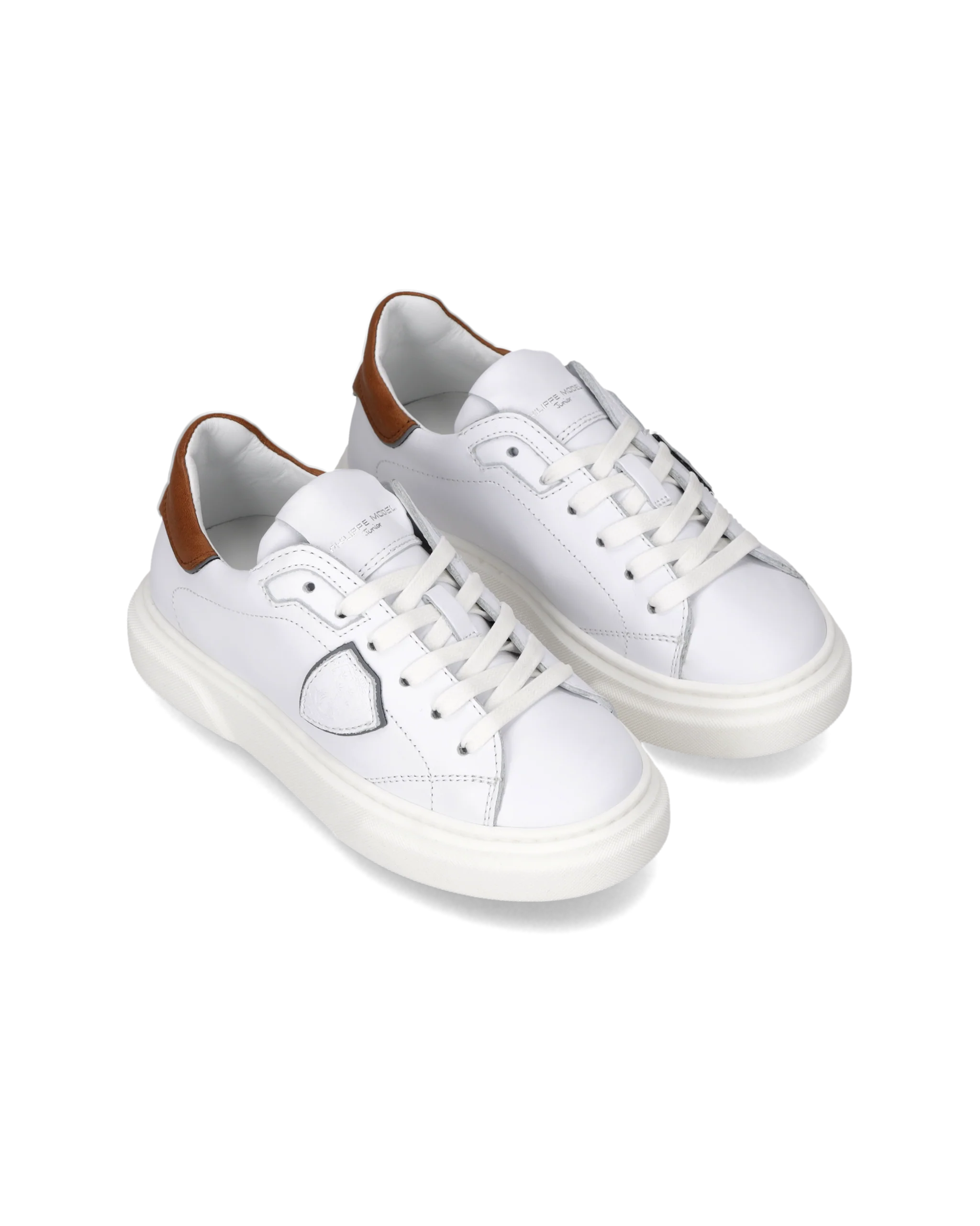 Sneaker Temple Kids, White Brown - Image 2