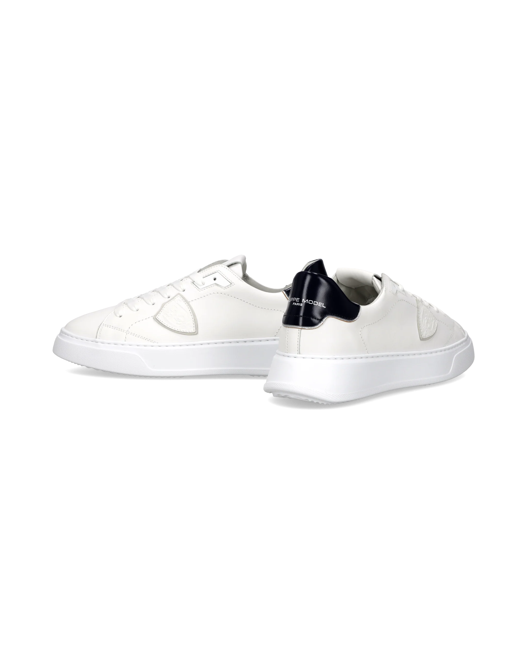 Sneakers Temple Men, White Ocean Blue - Image 6