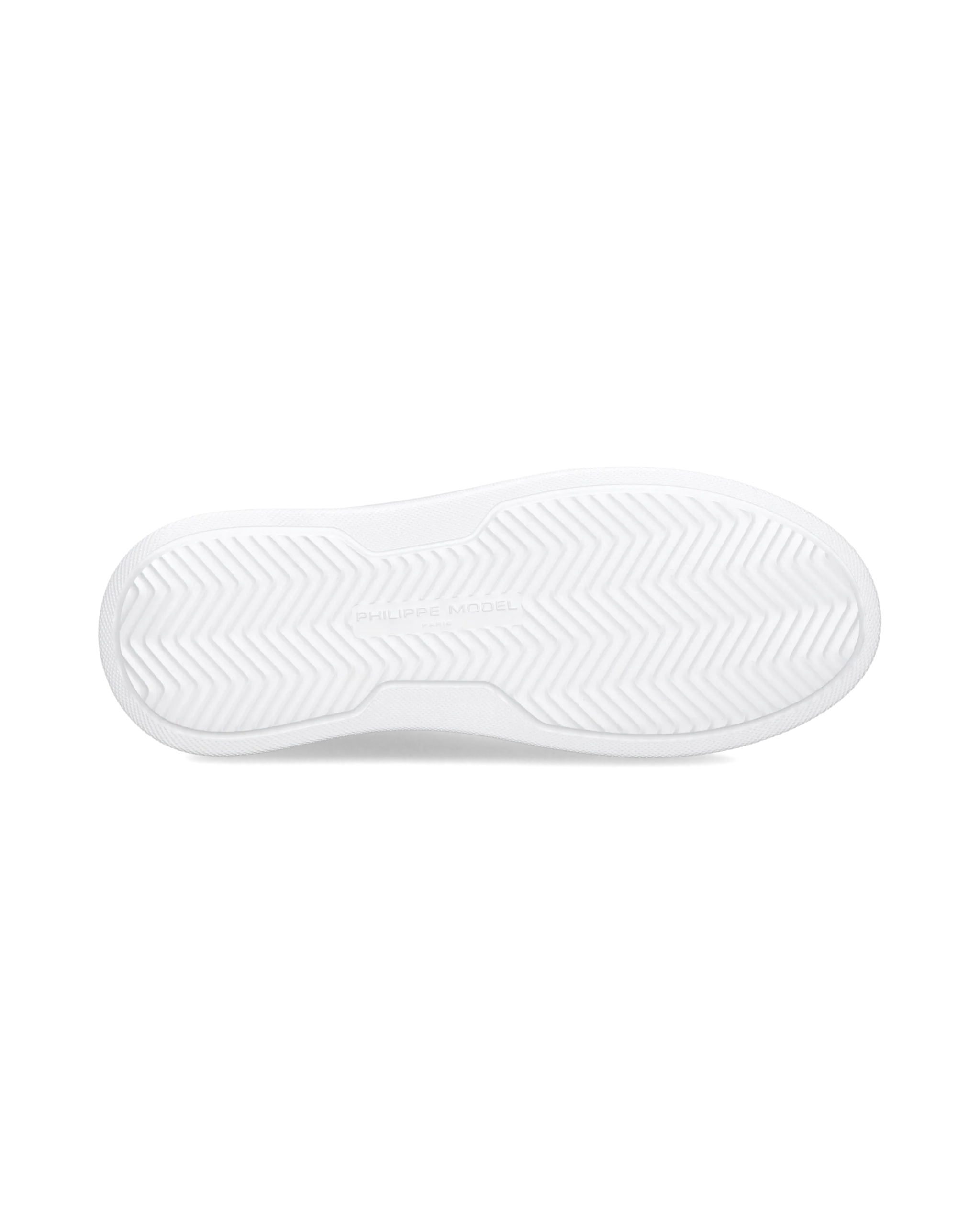 Sneakers Temple Women with glitter heel tab, White Black - Image 5