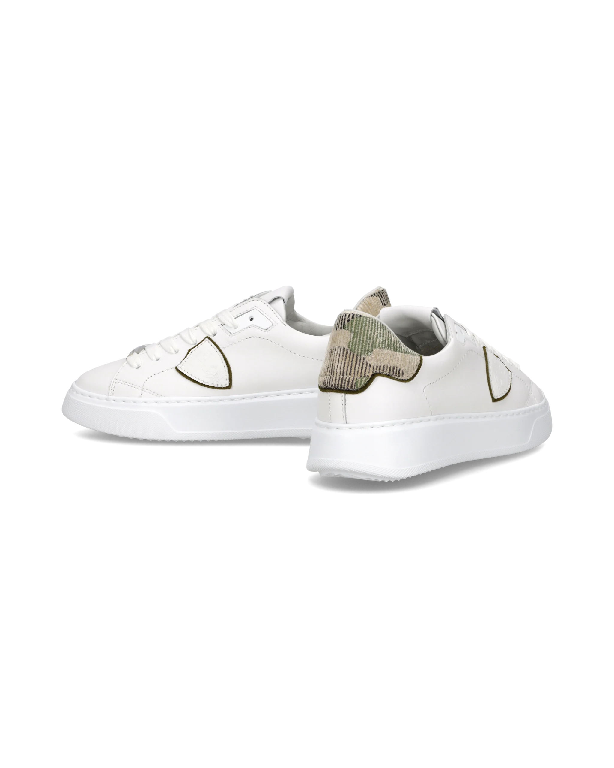 Sneakers Temple Tennis Women, White Camouflage - Image 6