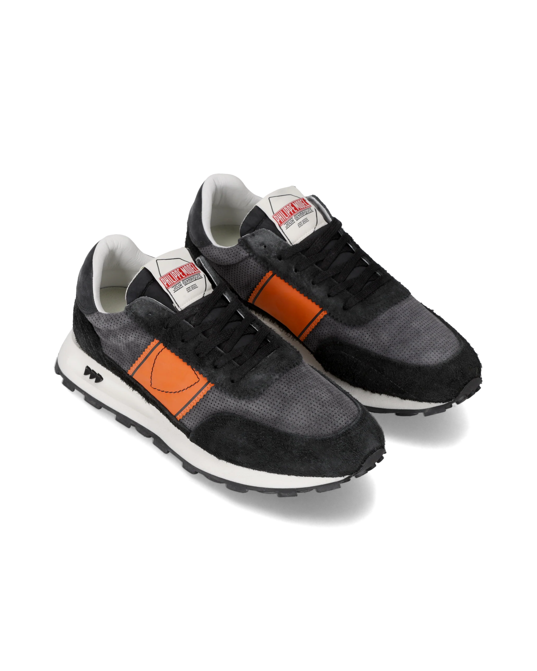 Sneakers Tour Running Men, Orange Black - Image 2
