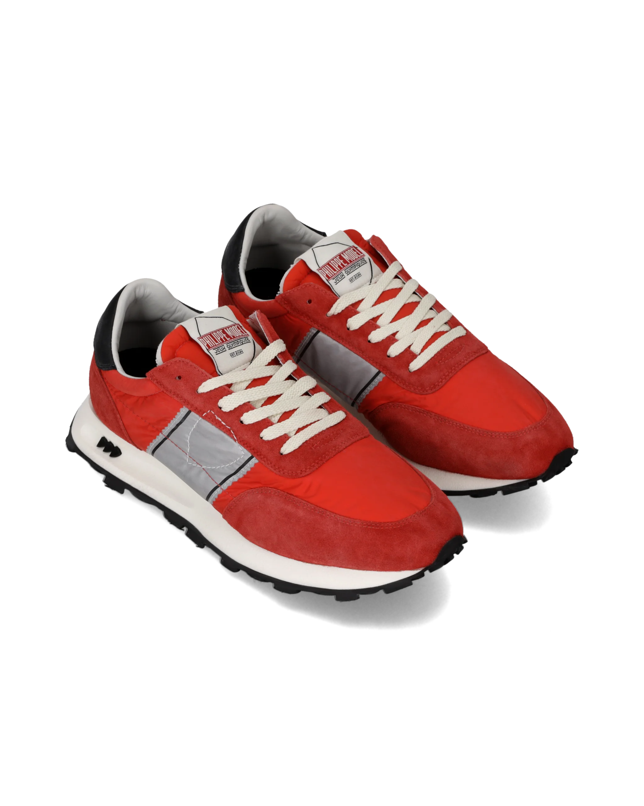 Sneakers Tour Running Men, Red Grey - Image 2