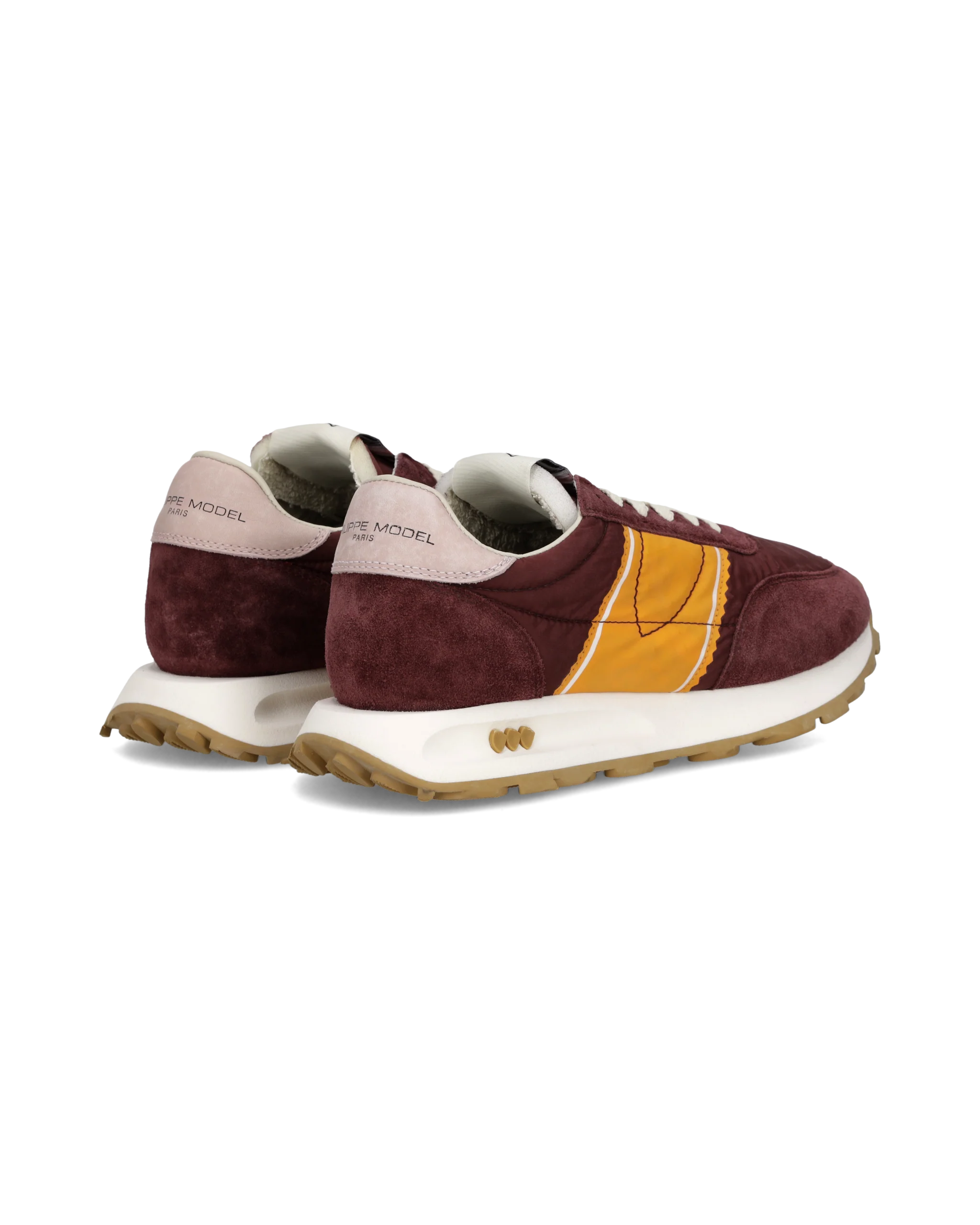 Sneakers Tour Running Women, Burgundy Orange - Image 3