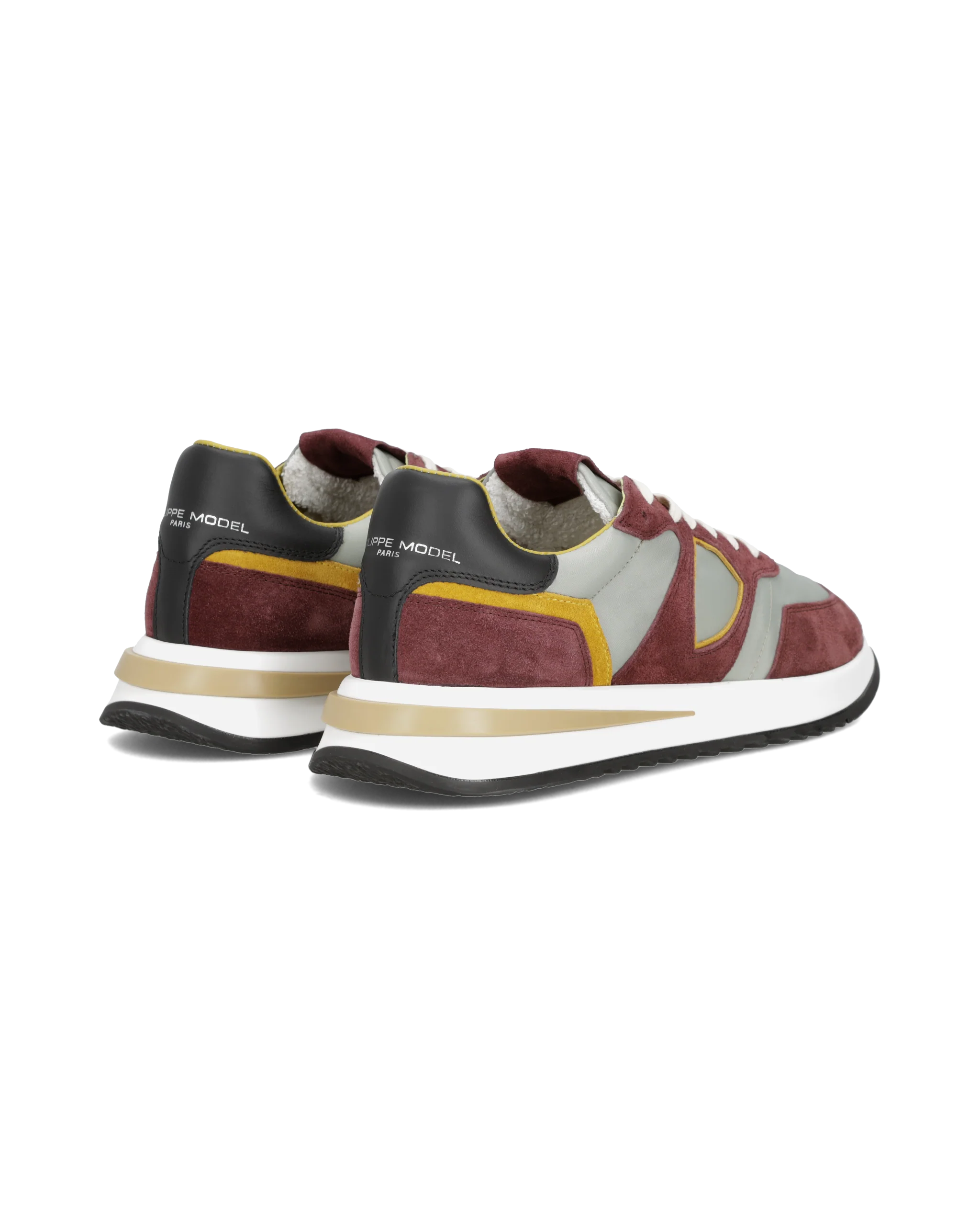 Sneakers Tropez 2.1 Running Men, Burgundy Grey - Image 3