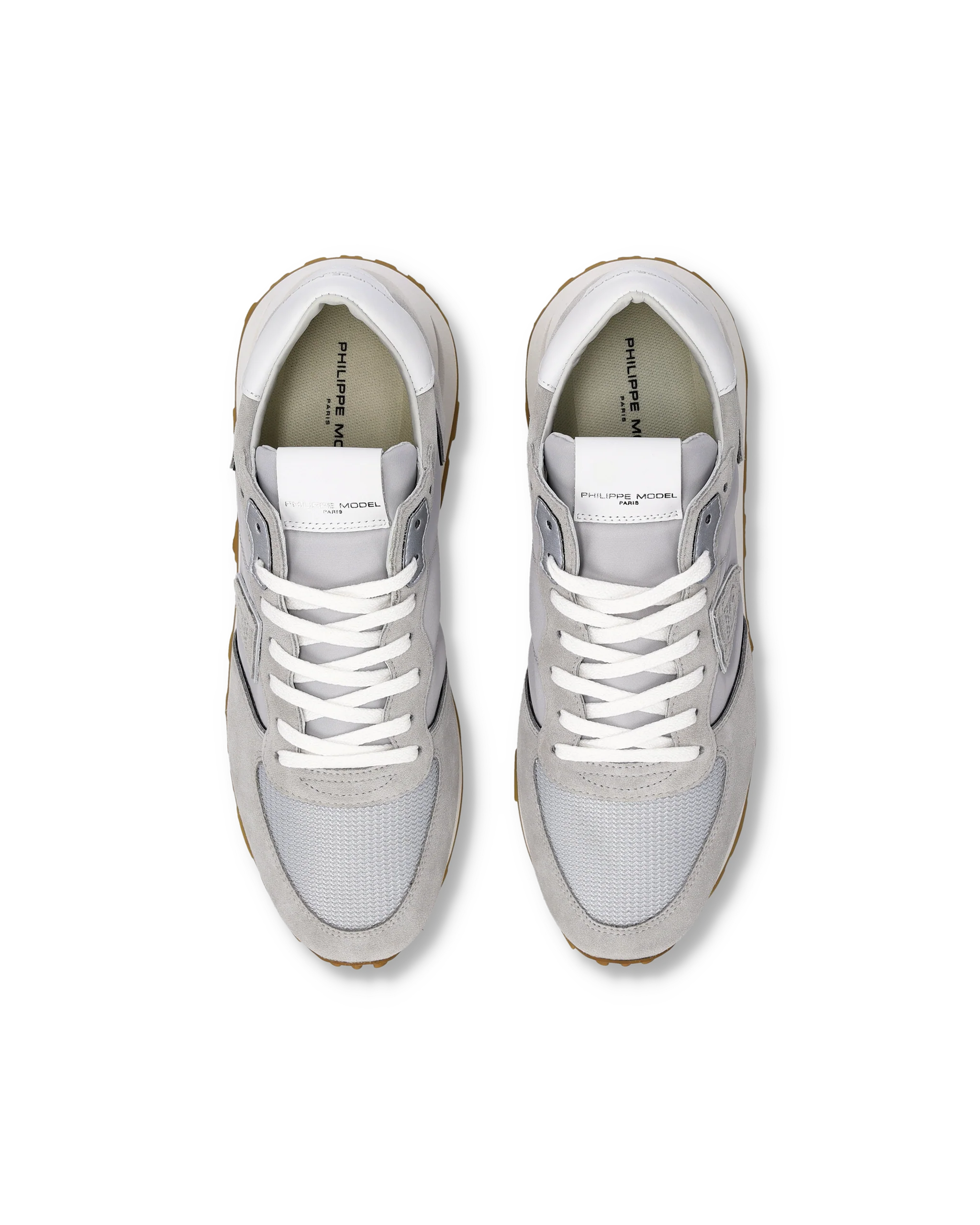 Sneakers Tropez Haute Men, Grey White - Image 4
