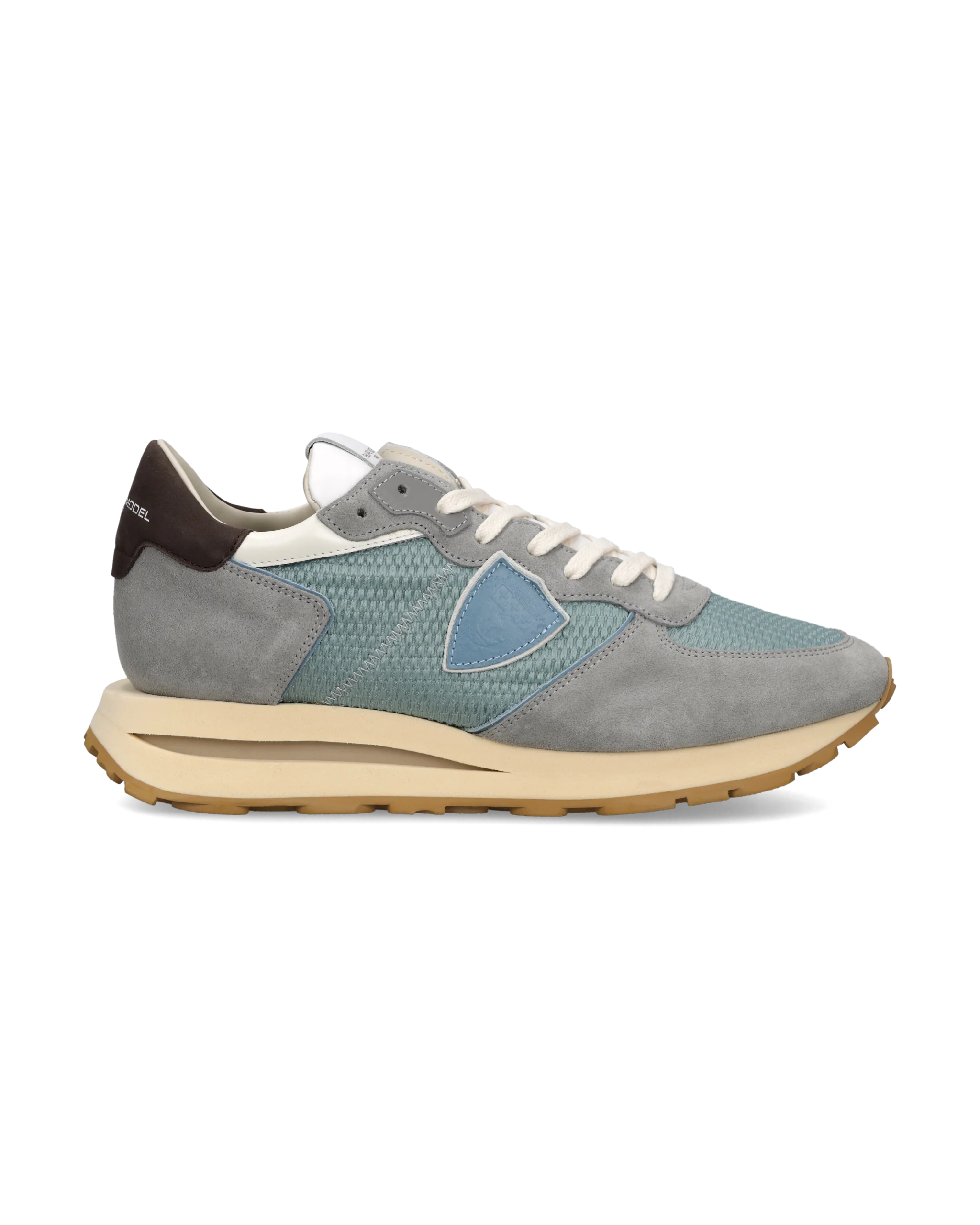 Sneakers Tropez Haute Men, Light Blue Grey