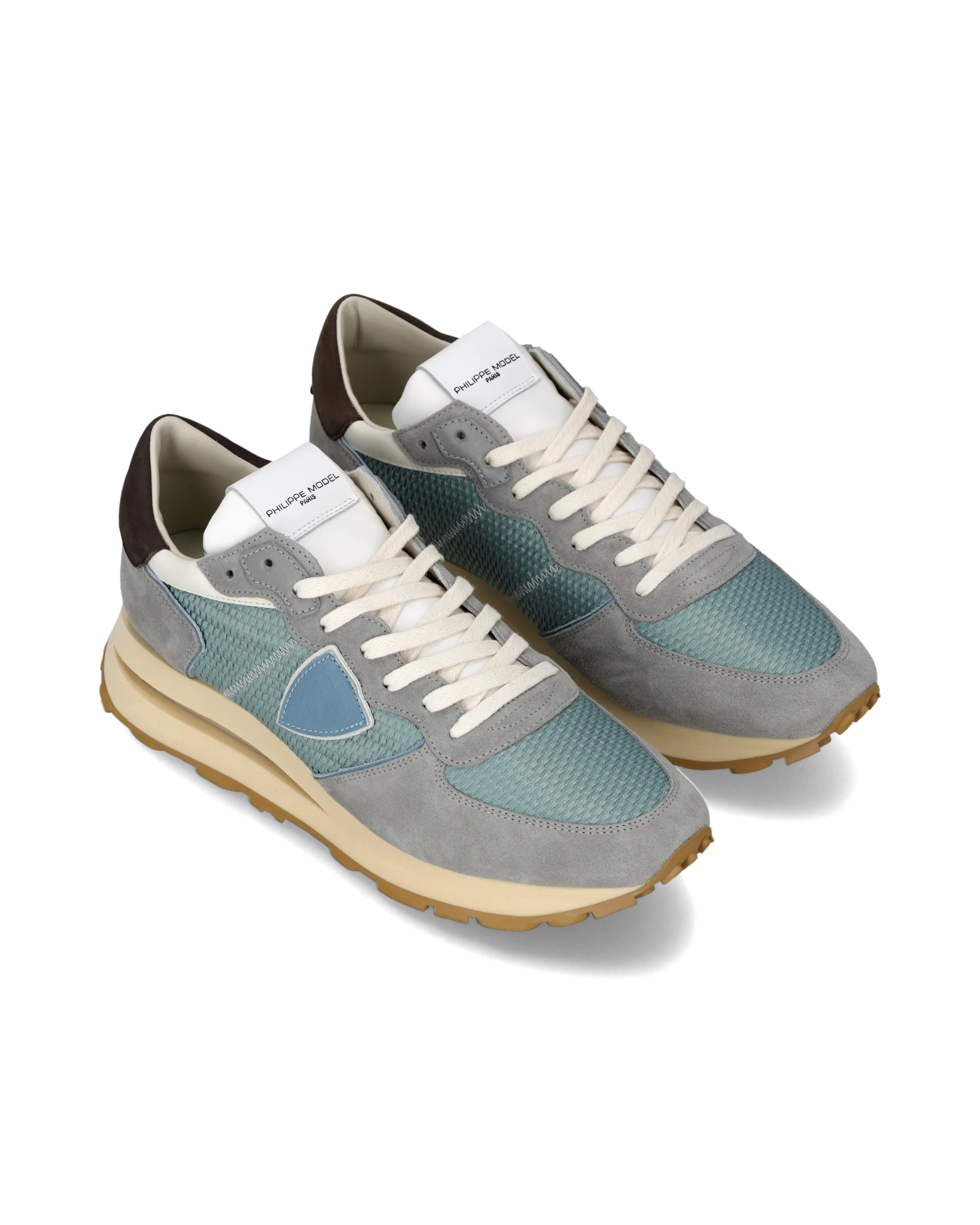 Sneakers Tropez Haute Men, Light Blue Grey - Image 2