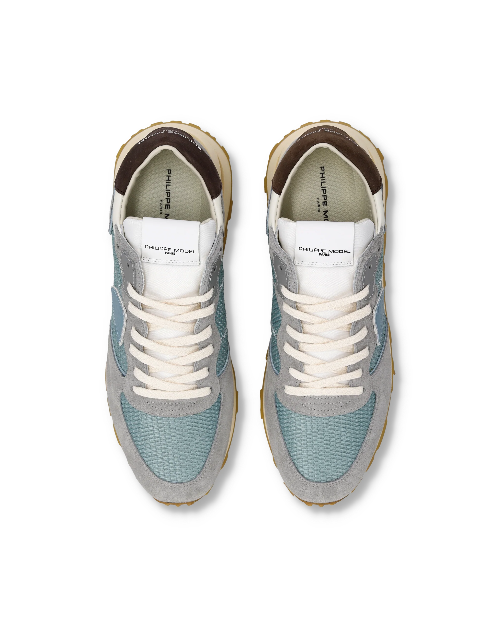 Sneakers Tropez Haute Men, Light Blue Grey - Image 4