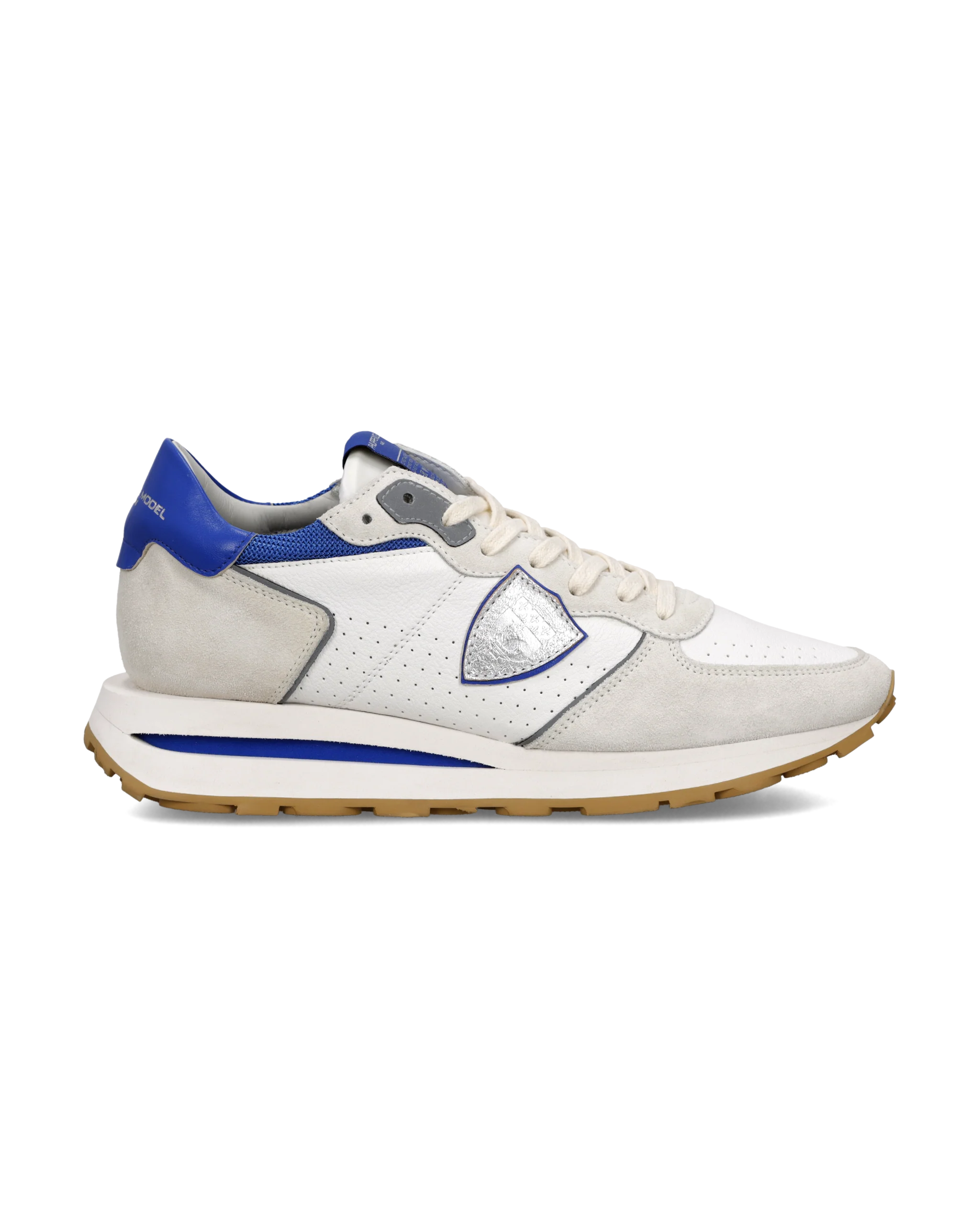 Sneakers Tropez Haute Running Men, White Blue
