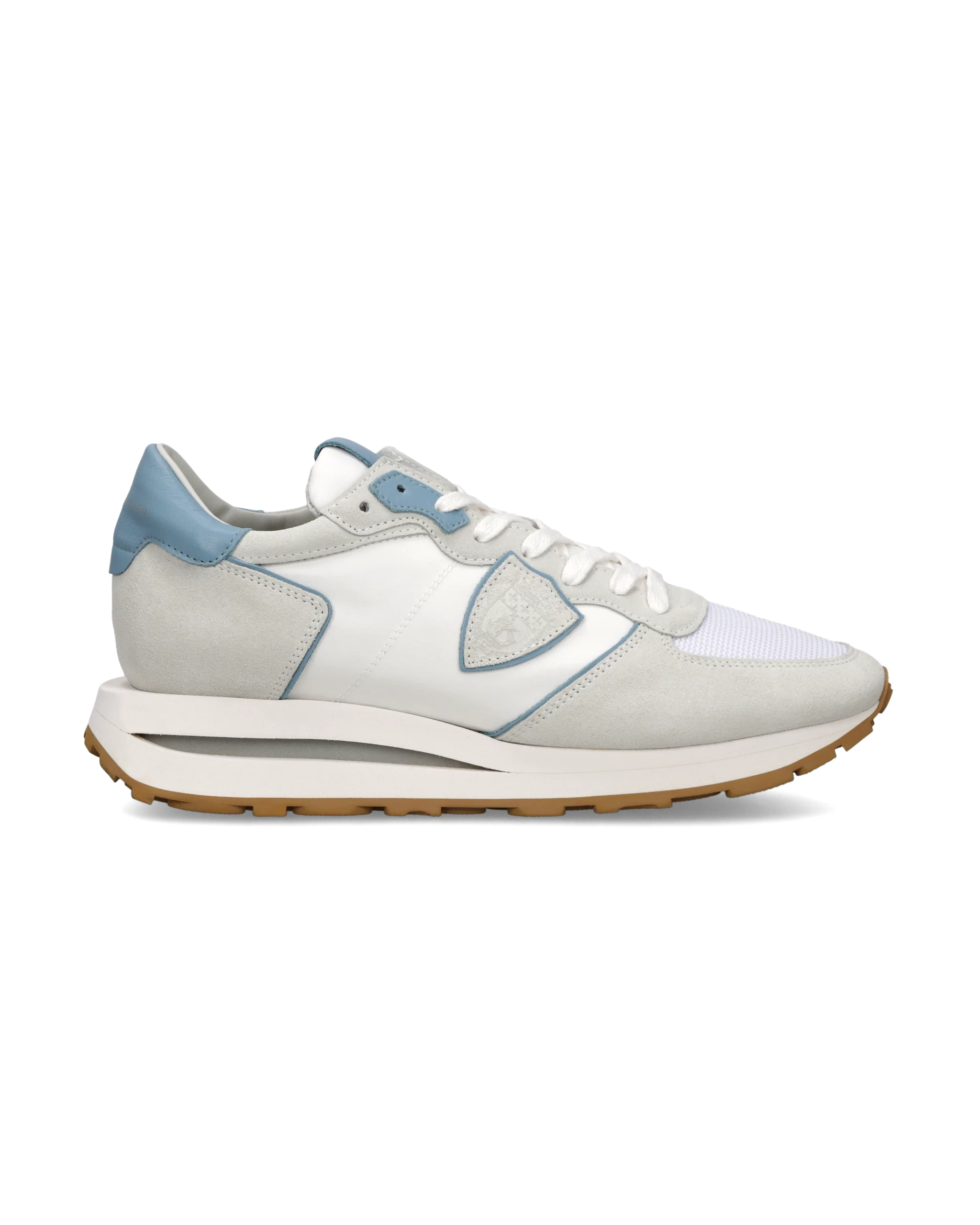 Sneakers Tropez Haute Men, White Avio Grey