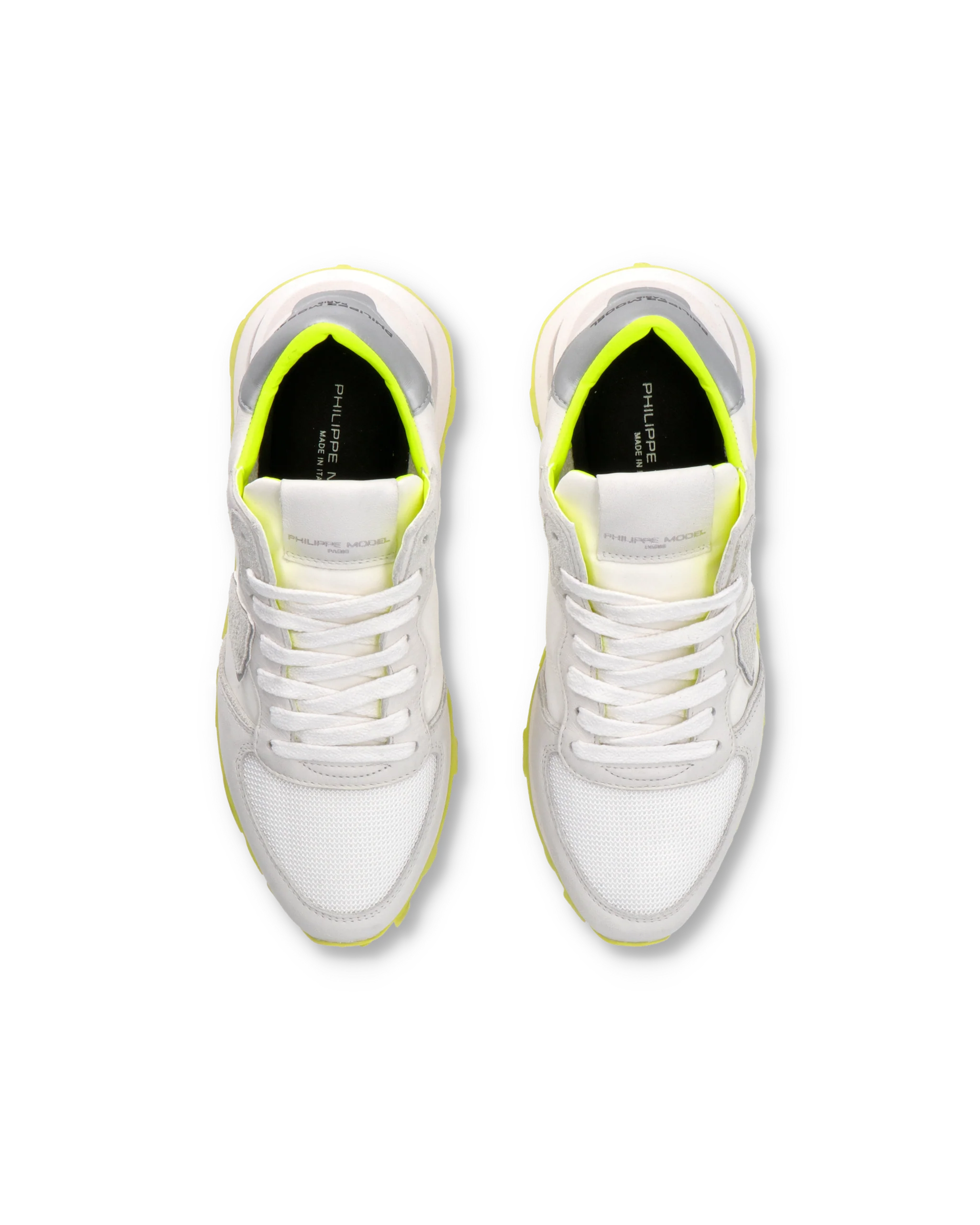 Sneakers Tropez Haute Running Women, White Yellow - Image 4